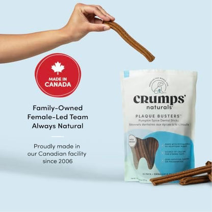 Crumps' Naturals Pumpkin Spice Plaque Busters 7" - 8 Pack
