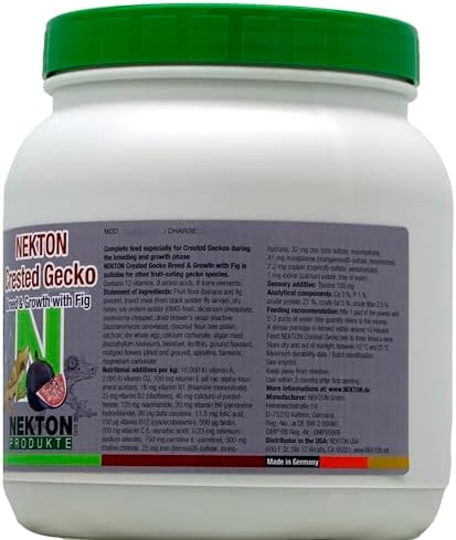 Nekton Crested Gecko Fig for Growth and Breeding 700g (24.69oz)