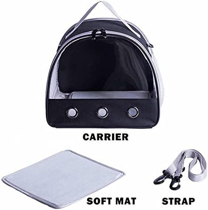 Guinea Pig Carrier, Small Animal Bird Rabbit Turtle Carrier Bag, African Hedgehog Portable Travel Carrier Outdoor Hangbag, Bird Rabbit Guinea Pig Squirrel Carrier