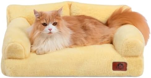 Hollypet Small Dog Large Cat Bed Puppy Couch Beds for Pets up to 25 lbs