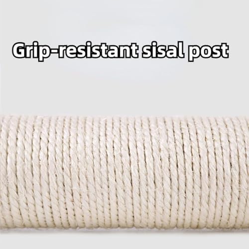 Rabbit Scratching Posts Cage - Rabbit Scratching Pole Designed for Cage Bunny Scratcher Sisal (Pink)