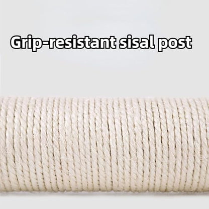 Rabbit Scratching Posts Cage - Rabbit Scratching Pole Designed for Cage Bunny Scratcher Sisal (Pink)
