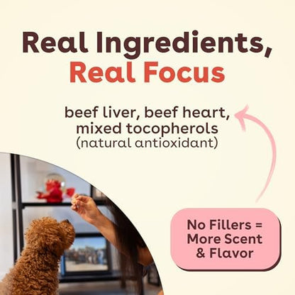 Pupford Freeze Dried Training Treats for Dogs & Puppies (Beef Liver, 8 oz)