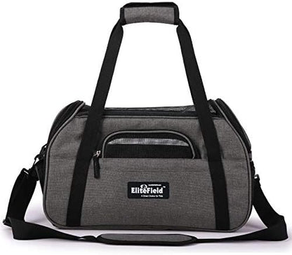 EliteField Soft-Sided Pet Carrier for Cats & Small Dogs (3-Year Warranty)