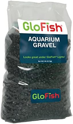 Glofish Aquarium Gravel, Solid Black, 5-Pound Bag