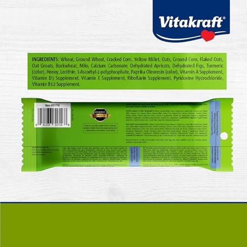 Vitakraft Crunch Sticks Guinea Pig Treat - Triple-Baked Guinea Pig Chews with Natural Wood Center - Crunchy & Nutritious Treats for Small Animals (Wild Berry and Honey, Pack of 6)