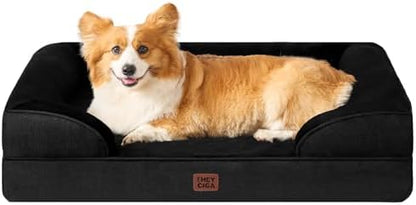 EHEYCIGA Orthopedic Dog Beds Large Sized Dog, Waterproof Washable Pet Bed