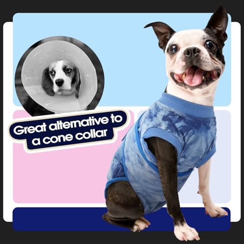 FUAMEY Recovery Suit for Dogs After Surgery,Soft Breathable Dog Bodysuit