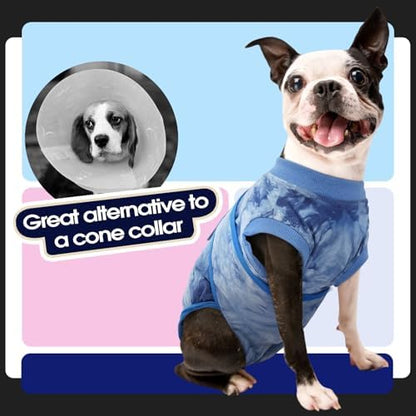 FUAMEY Recovery Suit for Dogs After Surgery,Soft Breathable Dog Bodysuit