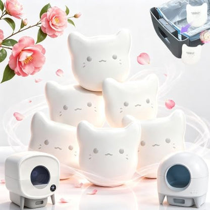 PurifyLogix 6PCS Universal Deodorizing Pods for Automatic Cat Litter Box