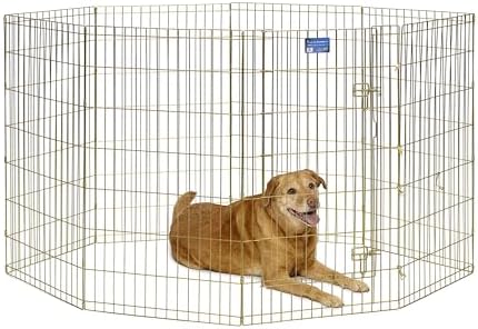 MidWest 42-Inch Exercise Pen, Single Door, 16 Sq Ft Play Area