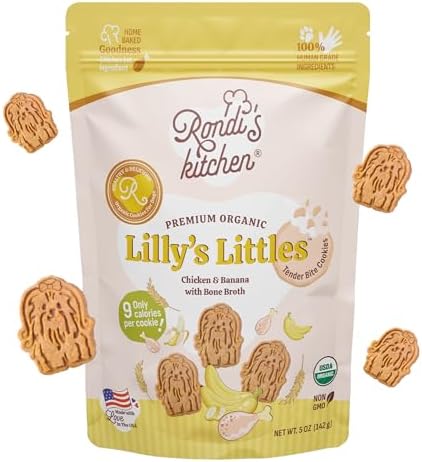 Lilly's Littles Soft Dog Treats, Chicken & Banana