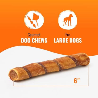 GOOD 'N' FUN SteakSational Twist High Protein Treat for Large Dog, 4 Count