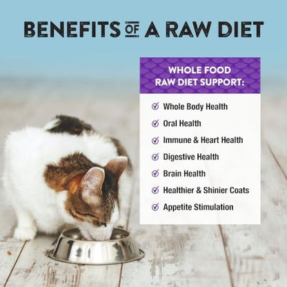Northwest Naturals Freeze-Dried Whitefish Cat & Kitten Food – Bite-Sized Nibbles, Healthy, Limited, Human-Grade Ingredients, All-Natural, High-Protein Raw Diet, Complete & Balanced, 11 oz (Pack of 3)