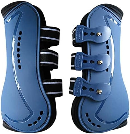 Horse Boots Open Front Jumping Tendon Sport Boots, Secure Leg Protection, Classic Equine Supplies