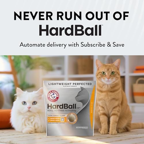 ARM & HAMMER HardBall Clumping Cat Litter, Garden Bloom, 8.5 Lbs