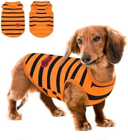 Queenmore Large Dog Shirt,Soft Breathable Dog Shirt for Dogs Cats Boy Girl,Pet Clothes for All Season,Breathable Lightweight Pet Tshirt for Frenchie, Dachshund, Yorkie