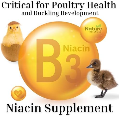 Brewer's Yeast + Probiotics + Niacin + Vitamins Supplement for Ducks, Chickens and Poultry. (Molt Recovery, Severe Stress, Egg Quality and Development) 10-Ounce Resealable Foil-Lined Pouch