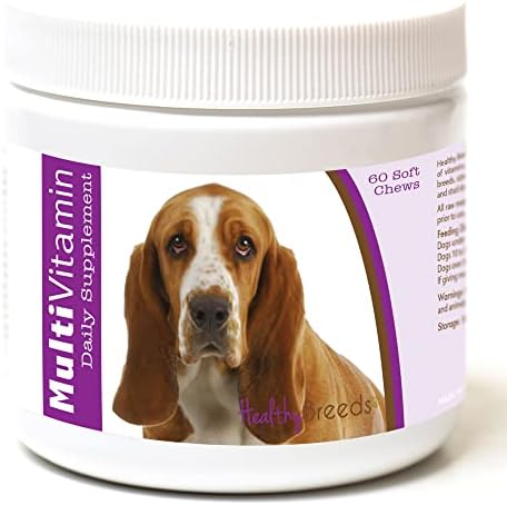 Healthy Breeds Basset Hound Multi-Vitamin Soft Chews 60 Count