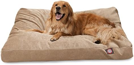 Majestic Pet Rectangular Dog Bed, Large, 44x36x5 in, Washable, Marine