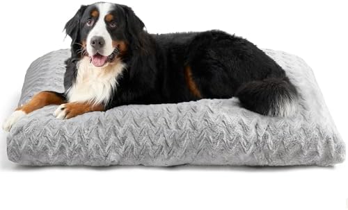 EHEYCIGA XXL Dog Bed 47x29 Inch, Extra Large Pet Beds for Dogs, Grey