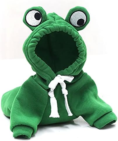 Warm Dog Winter Clothes Cute Fruit Dog Coat Hoodie, Green, M