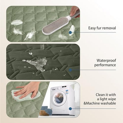 gogobunny Waterproof Blanket for Dogs，Couch Covers for Sectional Sofa