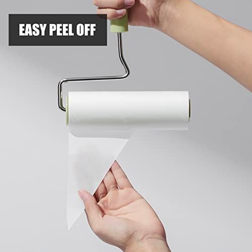 Extra Sticky Large Surface Lint Roller, 6.3''Wide Roller for Pet Hair