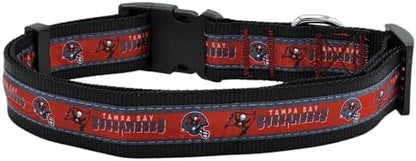 Pets First NFL Tampa Bay Buccaneers Licensed PET COLLAR, Extra Large - Heavy-Duty, Strong, and Durable Dog Collar. Available in 31 Football Teams and 4 Sizes