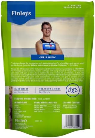 Finley's Crunchy Dog Biscuits, Apple Cinnamon, 12oz, 3 Pack