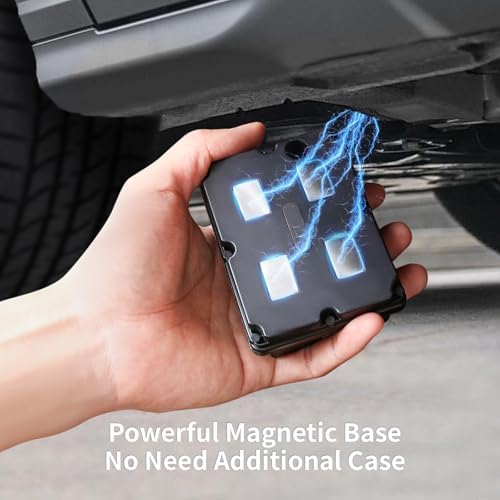 Magnetic GPS Tracker for Vehicles, Affordable Subscription, 5-Day Free Trial, Up to 7-Month Battery Life, Hidden Waterproof Real-time Tracker for Car, Trailer