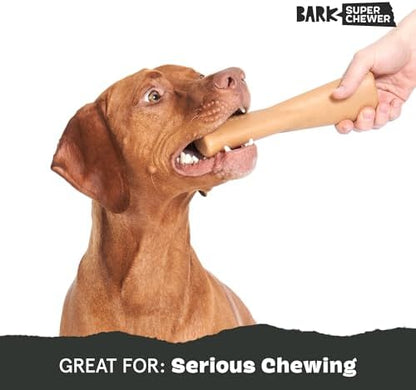 BarkBox Peanut Butter Bone Super Chewer - Toy for Large Dogs