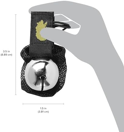 Coghlan's Magnetic Bear Bell with Silencer - Hiking Safety Gear for Wildlife Alert