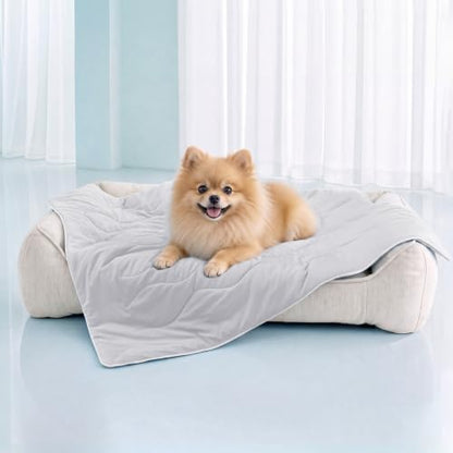 Luciphia Cooling Dog Blanket, Q-MAX>0.5 Pet Throw for Couch, Crate & Bed