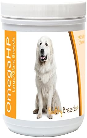 Healthy Breeds Great Pyrenees Omega HP Fatty Acid Skin and Coat Support Soft Chews 90 Count