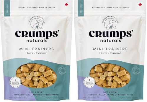 Crumps’ Naturals Mini Trainers Semi-Moist Duck 10.6oz (Pack of 2)