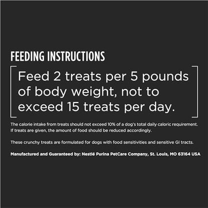 Purina Pro Plan Veterinary Diets Gentle Snackers Dog Treats, 8 oz Pouch