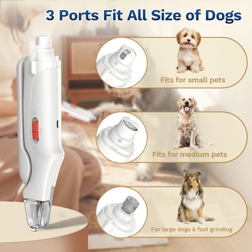 2-in-1 Dog & Cat Nail Clippers and Grinder with Catcher & 2 LED Lights