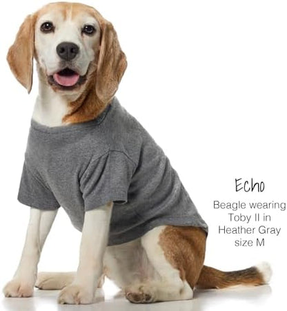 Pet Passion Toby II Dog T-Shirt, 3 Pack, Gray Ombre, X-Small
