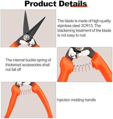 8" High Carbon Steel Goat Sheep Hoof Trimmer w/Sheath for Alpaca Lamb Pig