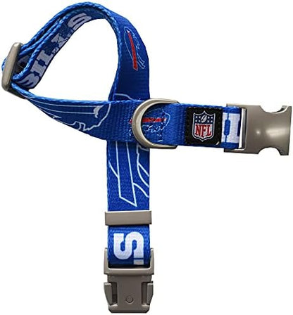Littlearth NFL Detroit Lions Pet Premium Collar, Team Color, Small