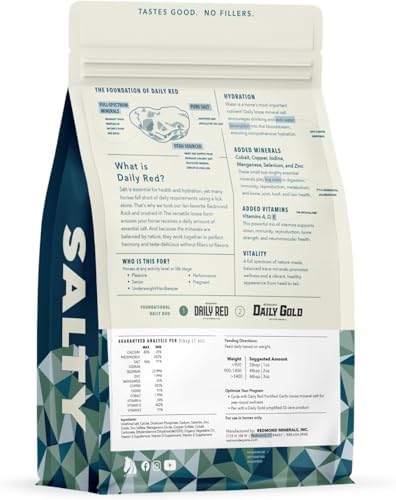 Daily Red Complete Wellness, Fortified Mineral Mix Supplement for Horses (5 LB)