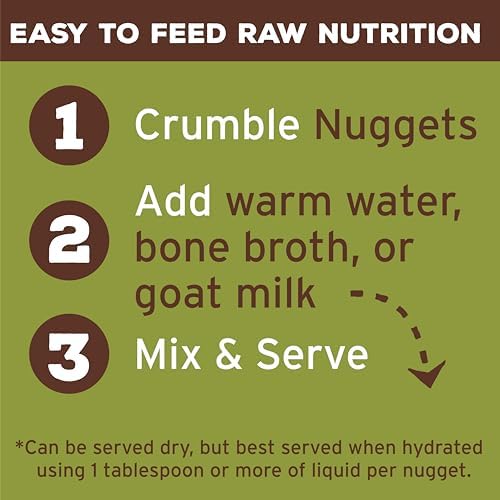 Primal Freeze Dried Raw Dog Food Nuggets, Lamb, 14 oz (4 Pack)