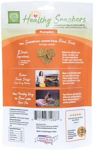Small Pet Select - Healthy Snackers - Pumpkin (Pack of 2)