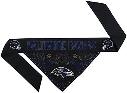 Littlearth NFL Reversible Pet Bandana - Officially Licensed Teams, Sizes XS to XL