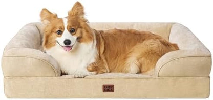 EHEYCIGA Orthopedic Dog Beds Large Sized Dog, Waterproof Washable Pet Bed