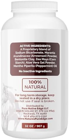 Extra Large. 2 Lbs. Coat Guard Rx™ Coat, Tail, Mane Powder for Horses - Rain Rot, Sweet Itch, Treatment & Dry Shampoo for Horses.