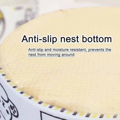 寵幸 Ramen Noodle Cat Bed, Soft Warm Washable for Cats Dogs