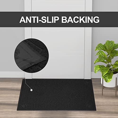 Cat Litter Box Mat, 35" x 24" Large Waterproof Litter Trapping Mat