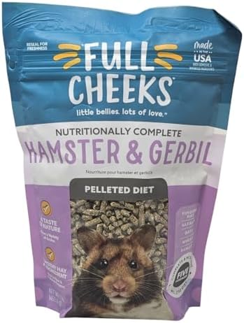 Hamster and Gerbil Pelleted Diet Pellet Food, 1 Pound Bag